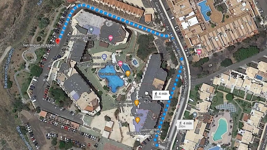 아파트 Apartamento Tipo Estudio En Apartamentos Green Park, Golf Del Sur, Tenerife 산미겔데아보나 스페인